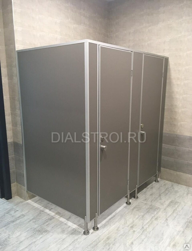 Перегородка сантехническая из ЛДСП с монтажом металлическая фурнитура ...