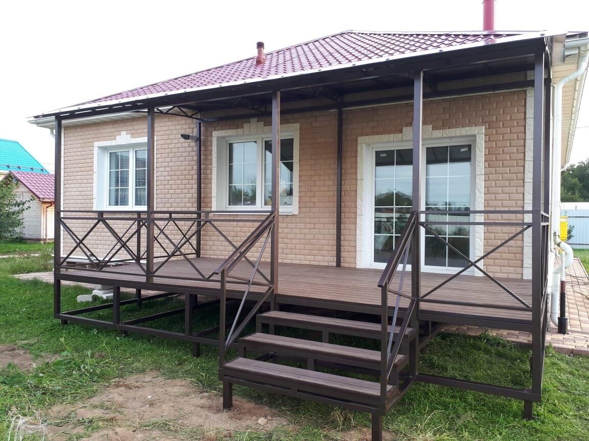 Северская металлические дома терраса