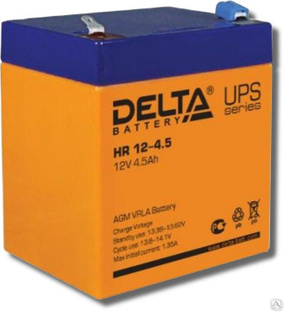Аккумуляторная батарея Delta HR 12-4,5 (12V 4,5Ah) 
