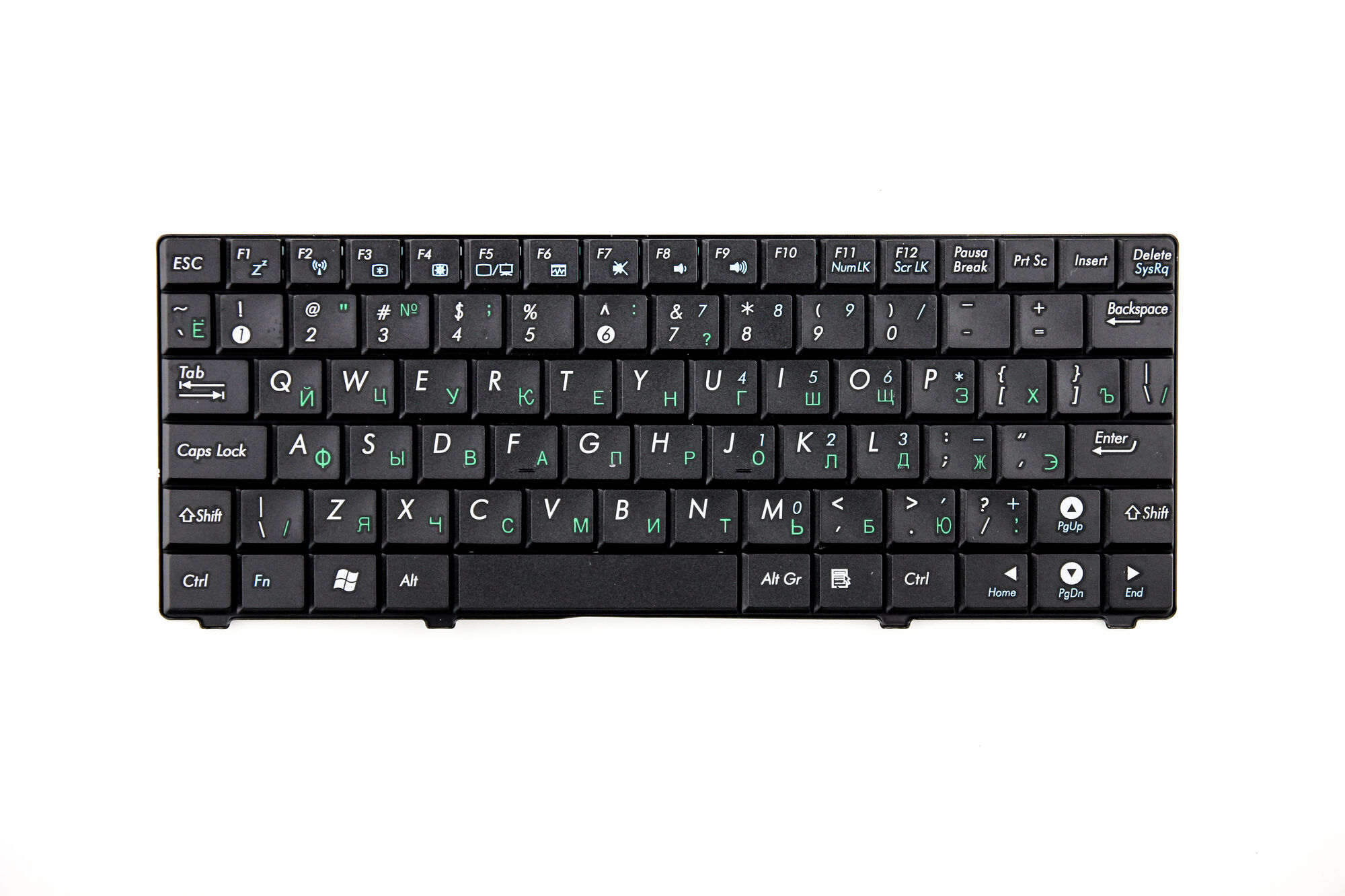 Клавиатура для Asus Eее PC 900HA S101 T91 Черная p/n: V100462BS1 RU, 0KNA-094RU01