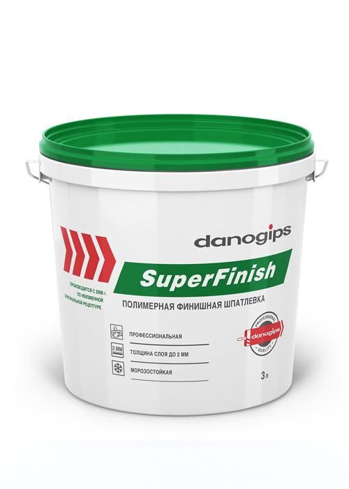 Шпаклевка финишная Danogips SuperFinish 18кг