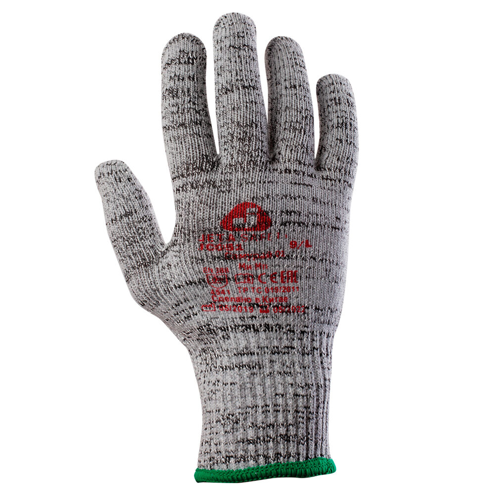 Трикотажные перчатки для защиты от порезов (5 класс)