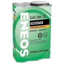 Масло моторное ENEOS Ecostage Synthetic SAE 0w20 SN (4л)