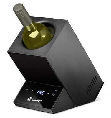 Отдельностоящий винный шкаф до 12 бутылок Libhof BC-1 Black