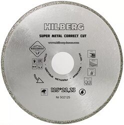 125*1,8*22,2мм диск алмазный Hilberg Super Metal Сorrect Cut