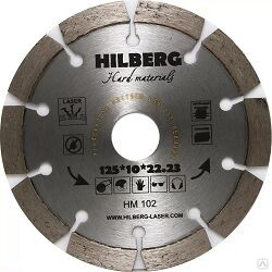 125*2,0*22,2мм диск алмазный Hilberg Hard Materials Лазер 