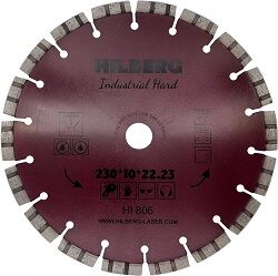 230*3,2*22,2мм диск алмазный Hilberg Industrial Hard Laser
