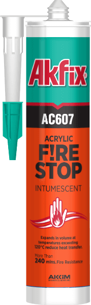 Ac607 огнеупорный акриловый герметик