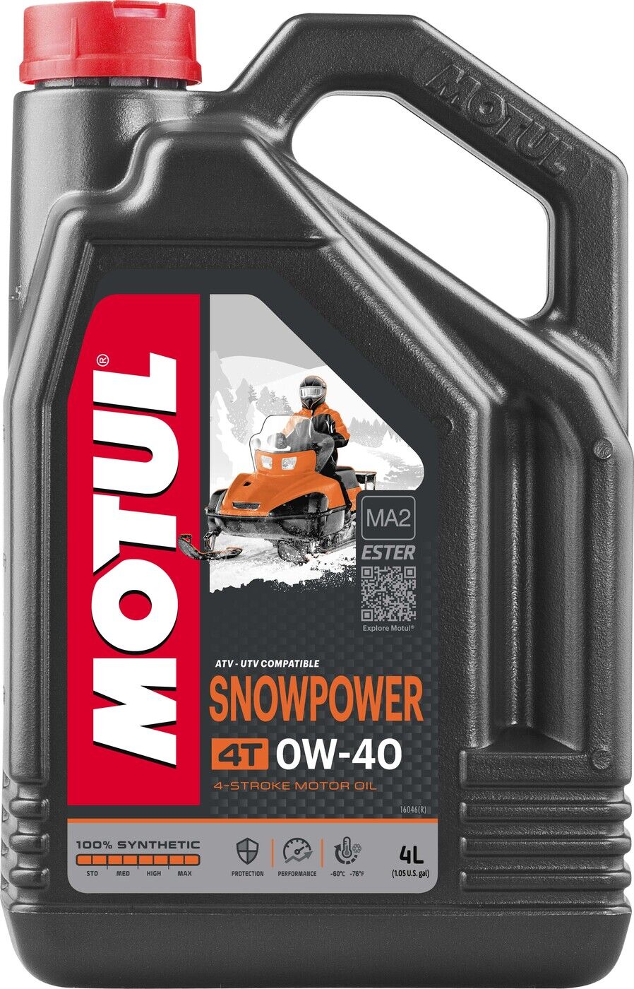 Масло моторное MOTUL Snowpower 4T 0W-40 (4 л)