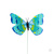 Фигурка на стержне 25см "Бабочка", ПВХ, 7-10см, 10-20 цветов #3