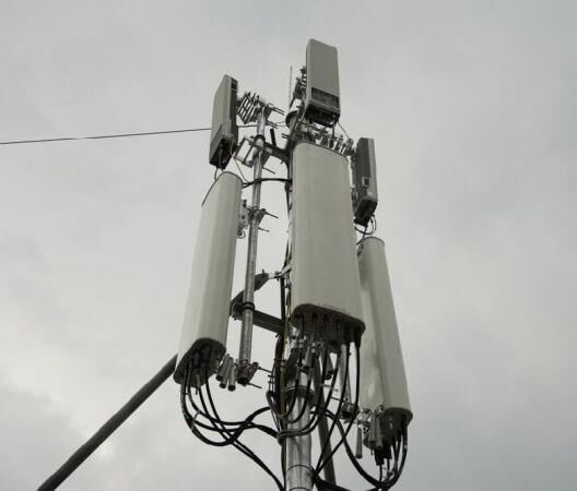 Опора сотовой связи ОСС с молниеотводом 39,1 м