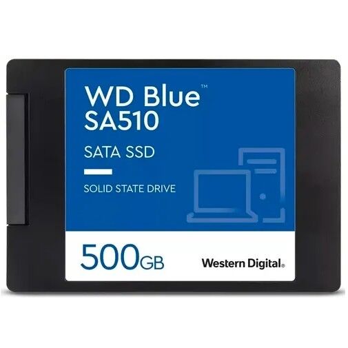 WD SSD Blue SA510, 500GB, 2.5" 7mm, SATA3, WDS500G3B0A Western digital