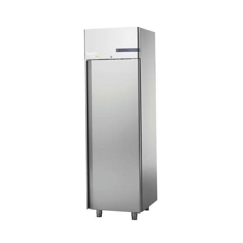 Шкаф холодильный 500 литров без агрегата apach chef line lcrm50ngr со стеклянной дверью