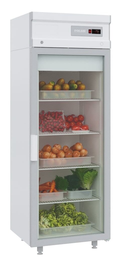 Шкаф холодильный со стеклом Polair DM105-S без канапе 1103459d
