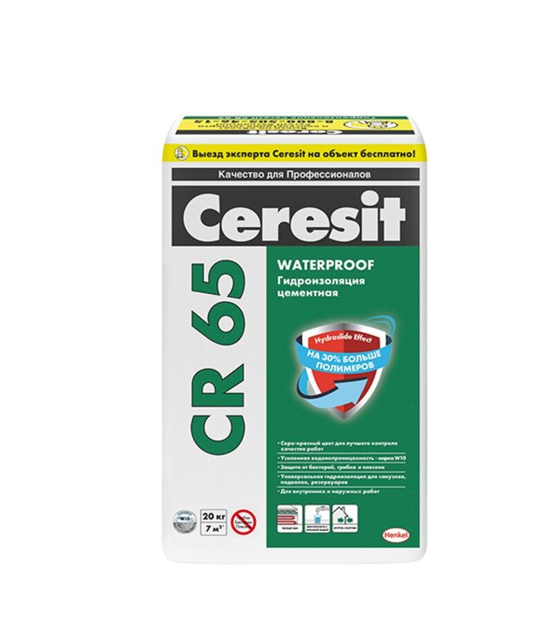 Ceresit Гидроизоляция CR-65, 20кг