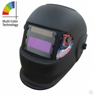 Защитная сварочная маска хамелеон Аврора A-998F Black Cosmo / 9-13 DIN / оптический класс 1/2/1/1