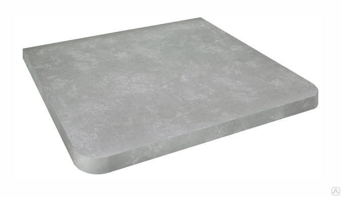 Столешница 28 мм 500х1000 мм Серый бетон