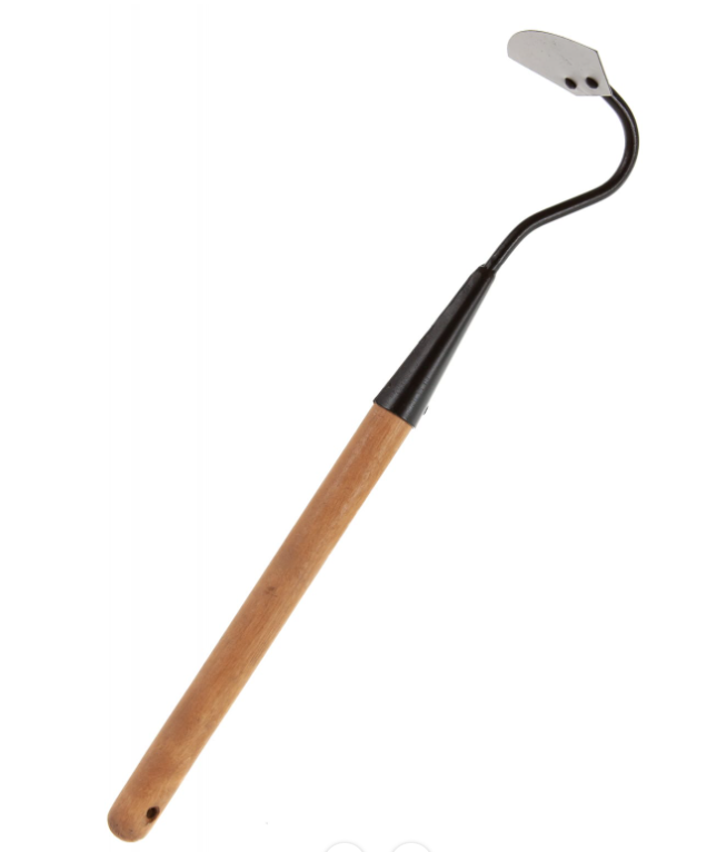 Мотыжка GRINDA "PROLine" радиусная с тулейкой, с деревянной ручкой, 65х115х580мм