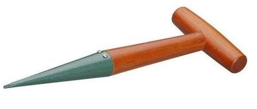 Конус посадочный GRINDA из углеродистой стали с деревянной ручкой, 290 мм