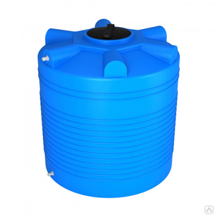 Емкость ЭВЛ 1000 литров, с отводами (цвет голубой) 