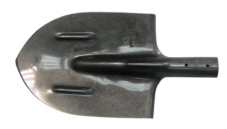 Лопата штыковая - усиленная 0,7kg / рельс. сталь