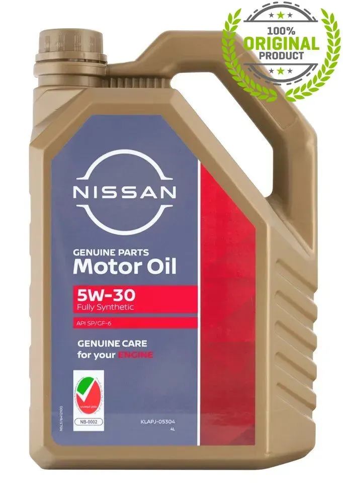 Масло моторное Nissan Genuine Motor Oil 5W-30 SP/GF-6 (4 л)