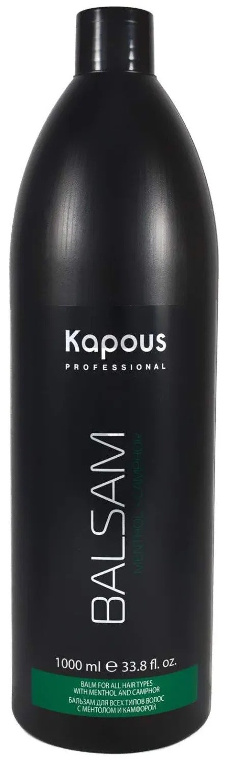 Kapous Бальзам для всех типов волос с ментолом и камфорой, 1 л