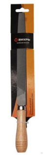 Напильник плоский Вихрь 200 мм деревянная рукоятка 