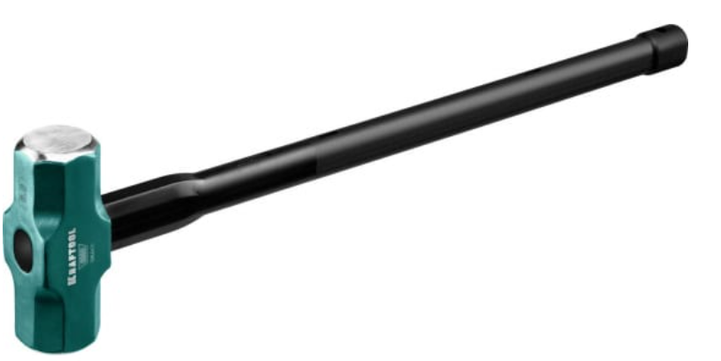 Кувалда KRAFTOOL STEEL FORCE 4,0 кг со стальной удлиненной обрезиненной рукояткой