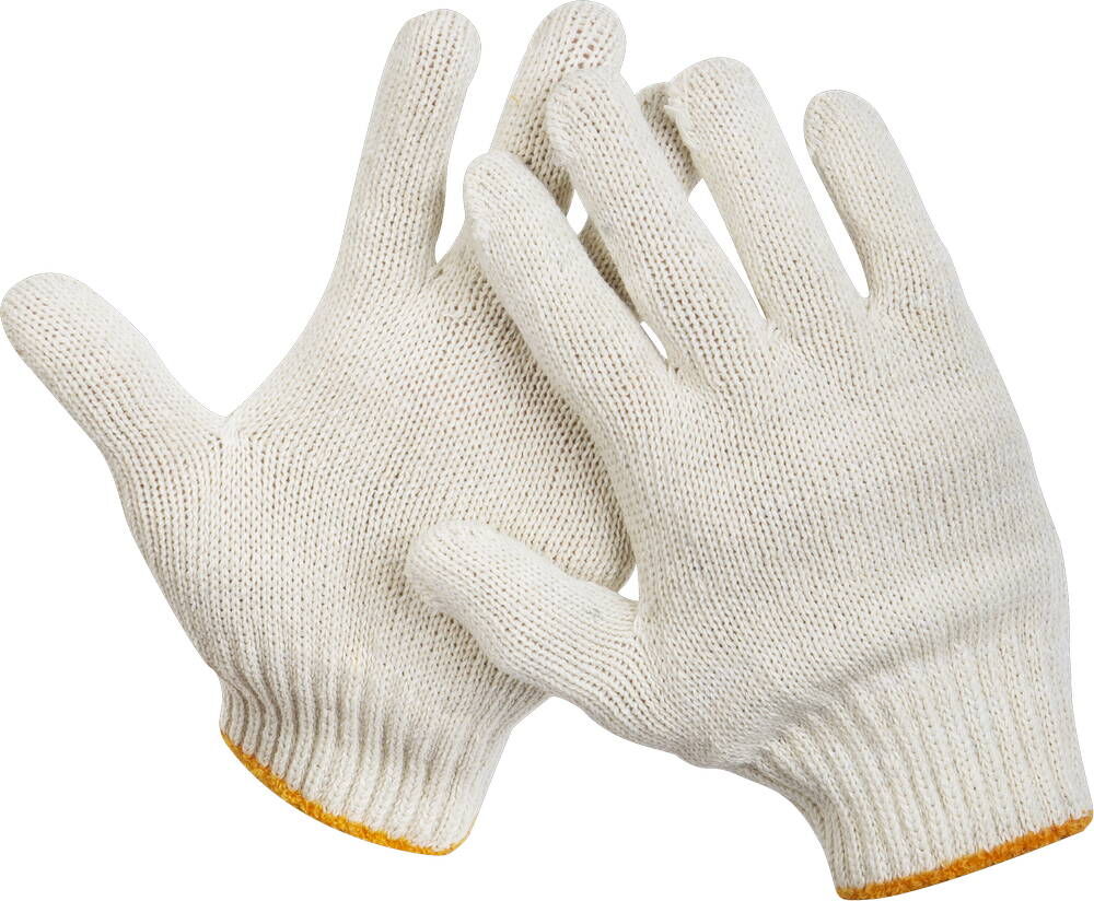 Перчатки STAYER G-7, трикотажные для тяжелых работ без покрытия, размер L-XL
