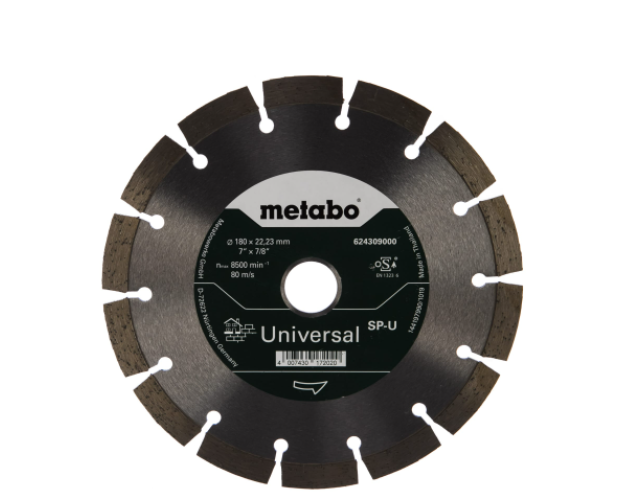 Диск алмазный универсальный 180х22,2 мм Metabo