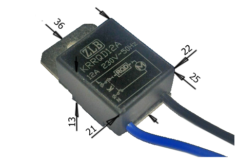 Выключатель (№307-1) - блок плавного пуска 12А