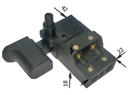 Выключатель (№156) перфоратор-лобзик (Китай) Тип 2