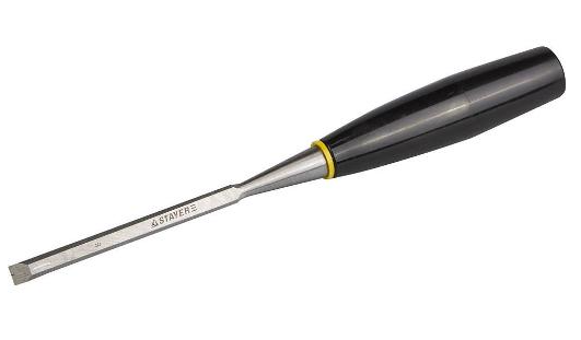 Стамеска STAYER "ЕВРО" плоская с пластмассовой ручкой, 8мм