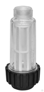 Фильтр тонкой очистки для мойки высокого давления Carver, проходной, резьба вн.3/4"-резьба нар. 3/4 