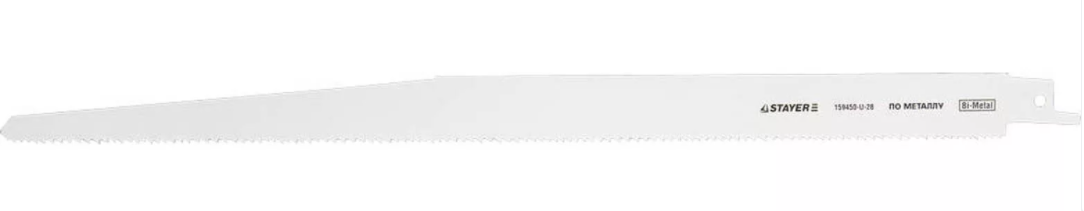 Полотно для сабельной эл. ножовки STAYER "PROFI" S1222VF Bi-Met с перем шаг зубьев, мет.трубы до 6"