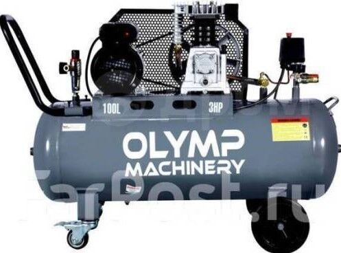 Компрессор OLYMP MACHINERY AC-100/65R 100 л, 2.5 кВт 2