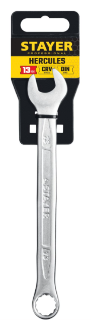 Ключ комбинированный STAYER "HERCULES" гаечный 13 мм