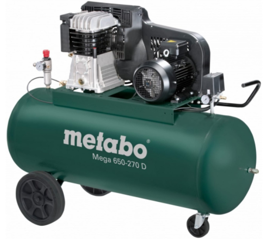 Компрессор Metabo MEGA 650-270 D 270 л, 4 кВт