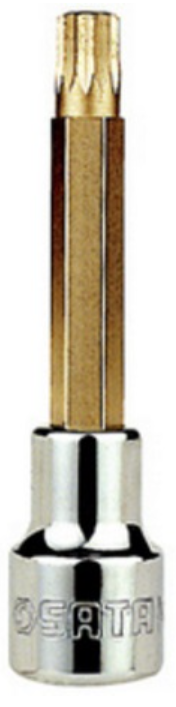 Головка SATA 100мм 1/2" торцевая со вставкой Spline M-14, 12-гранная