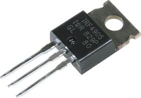 Транзистор полевой P-канальный IRF4905PBF 55В 74А (TO-220AB)