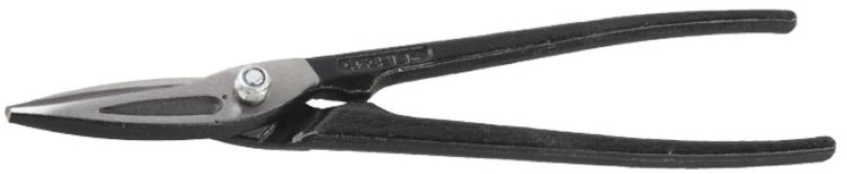 Ножницы ЗУБР МАСТЕР по металлу 250 мм.,цельнокованные, прямой рез