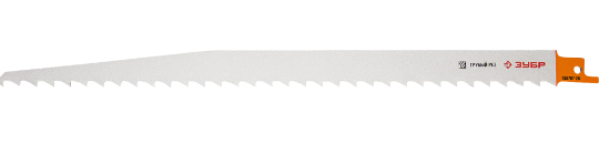 Полотно для сабельной эл. ножовки ЗУБР "ЭКСПЕРТ" S1617K Cr-V,быстрый грубый рез, заготовки дров,