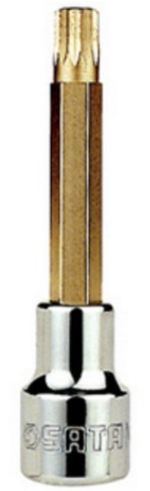 Головка SATA 100мм 1/2" торцевая со вставкой Spline M-10, 12-гранная