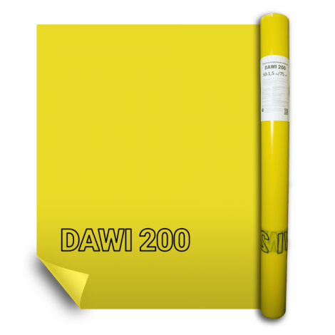 Пароизоляционная пленка DELTA-DAWI 200, однослойная пароизоляция, 1.5 х 50 м., рулон 75 м²