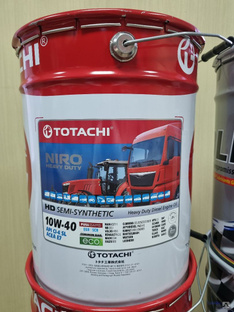 Полусинтетическое моторное масло Totachi NIRO HD SEMI-SYNTHETIC 10W-40 API CI-4/SL ACEA E7 19 л #1