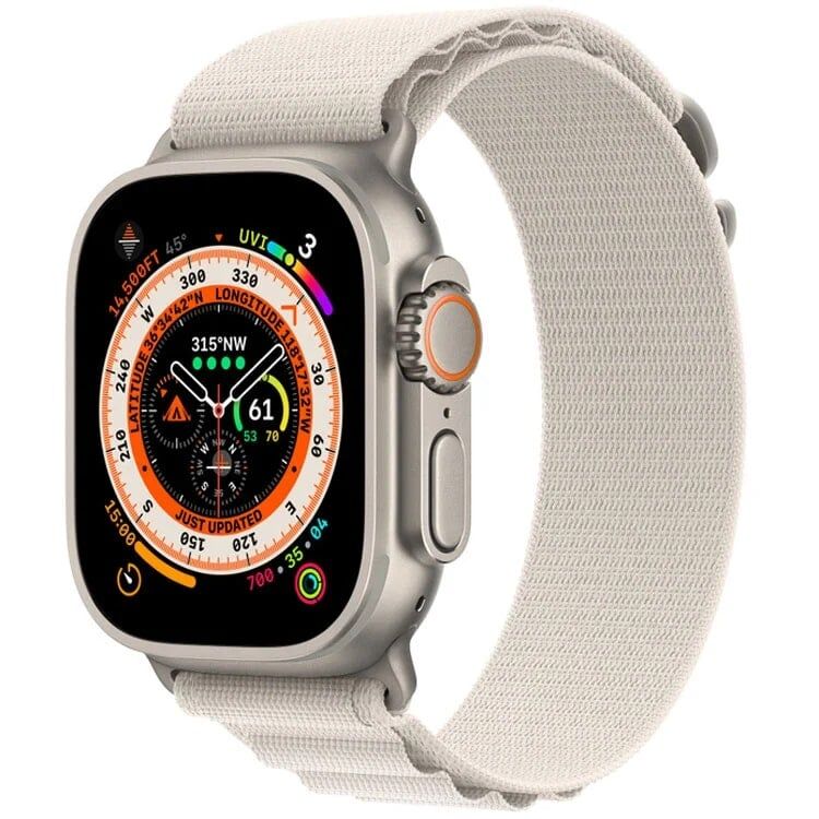Умные часы Apple Watch Ultra GPS + Cellular 49mm Alpine Loop L Starlight (MQF13)
