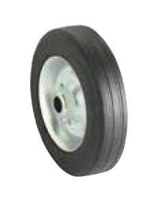 Подкатное колесо прицепа 50 мм, 200 кг Winterhoff RAD 200 VB (цельнорезиновое)