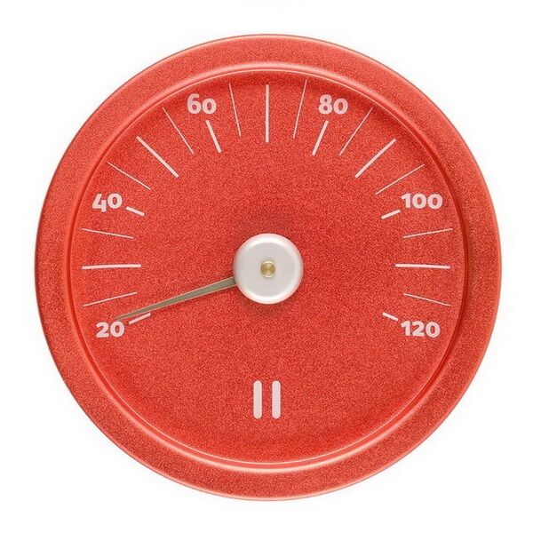Термометр для сауны Tammer-Tukku Rento алюминиевый (огненно-красный, арт. 308204) 1