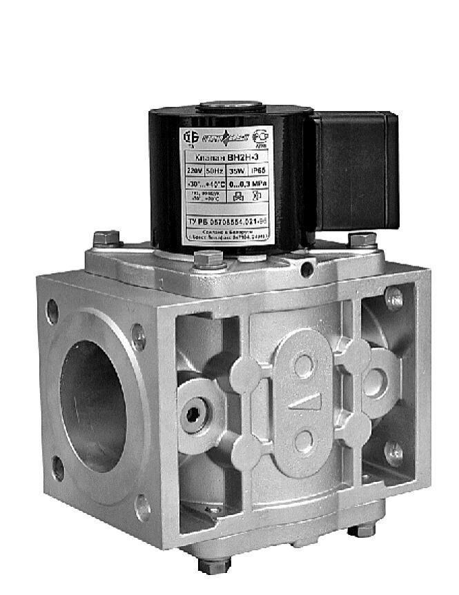 Клапан электромагнитный двухпозиционный ВН3Н-3К Ду65